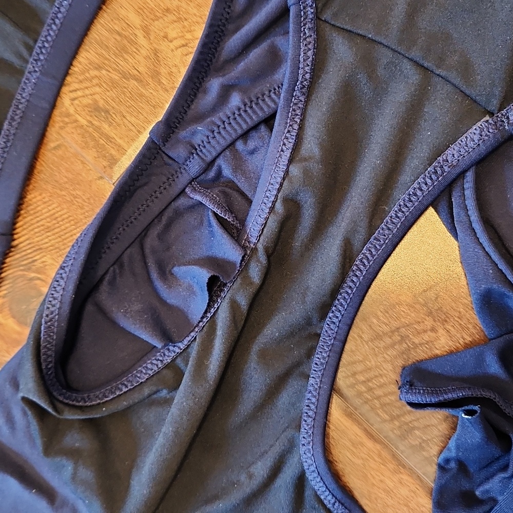 J. Crew Navy Ruffle Bikini Set - Picture 8 of 8